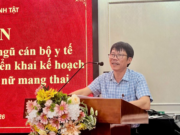 Tập huấn hướng dẫn  triển khai bổ sung đa vi chất cho phụ nữ mang thai.