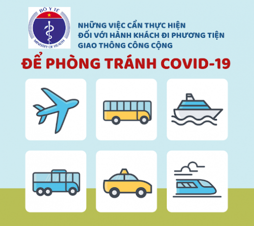 PHÒNG, CHỐNG DỊCH COVID-19 TRÊN CÁC PHƯƠNG TIỆN GIAO THÔNG CÔNG CỘNG