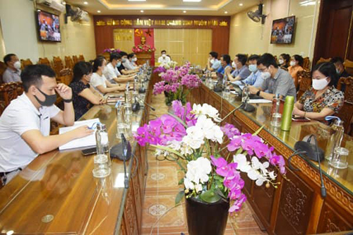 Hội nghị giao ban trực tuyến về công tác phòng chống dịch COVID-19.