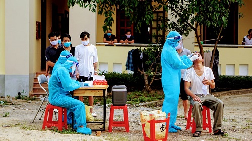Sáng 05/7, Nghệ An phát hiện 01 ca dương tính mới, là F1 và đã được cách ly từ trước