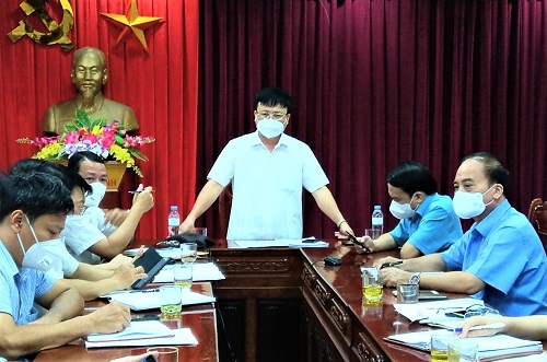 Ban Chỉ đạo phòng, chống dịch COVID -19 tỉnh họp khẩn với BCĐ phòng chống COVID-19 huyện Nghi Lộc.
