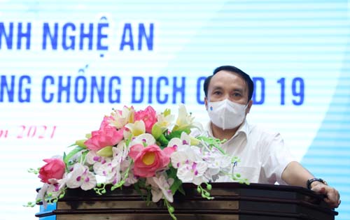 Nghệ An thêm 50 cán bộ y, bác sĩ xuất quân, hỗ trợ phòng, chống dịch COVID-19 tại Thành phố Hồ Chí Minh.