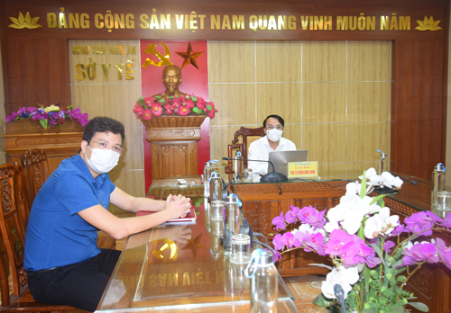 Hội nghị trực tuyến tập huấn sử dụng một số phần mềm phục vụ công tác phòng chống dịch COVID-19.