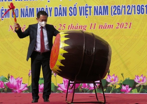 Nghệ An: Tổ chức lễ phát động tháng hành động quốc gia về dân số