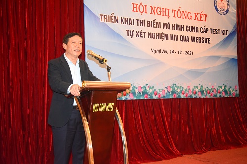 Tổng kết triển khai thí điểm mô hình cung cấp TEST KIT tự xét nghiệm HIV qua WEBSITE.