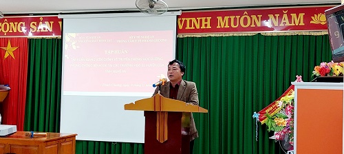 CDC tỉnh Nghệ An tập huấn các biện pháp tăng cường phòng chống bệnh Dại cho cán bộ y tế trường học các cấp trên địa bàn huyện huyện Thanh Chương