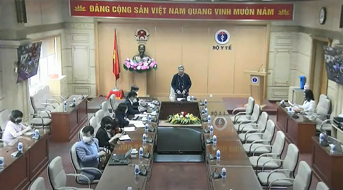 Bộ Y tế tổ chức Hội nghị trực tuyến đẩy nhanh tiến độ tiêm vắc xin phòng COVID-19