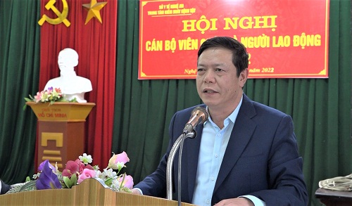 Trung tâm Kiểm soát bệnh tật tỉnh tổ chức Hội nghị cán bộ, viên chức và người lao động năm 2022