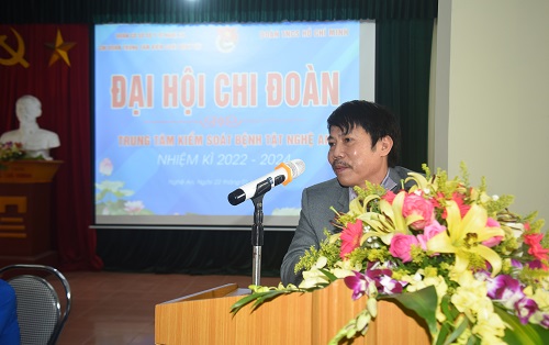 Đại hội Chi đoàn Trung tâm Kiểm soát bệnh tật tỉnh Nghệ An nhiệm kỳ 2022-2024.