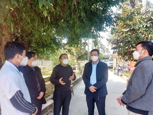 Sở Y tế kiểm tra công tác điều trị F0 tại nhà ở huyện Diễn Châu và Yên Thành