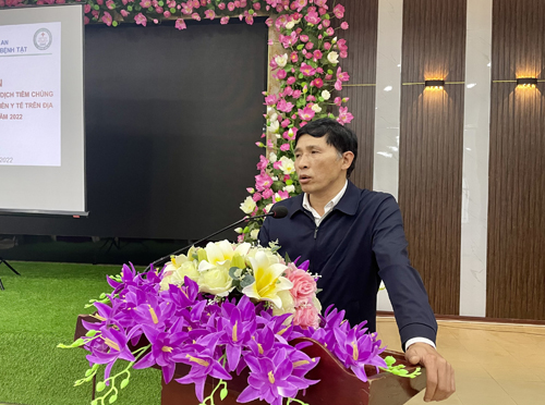 Trung tâm Kiểm soát bệnh tật tỉnh tổ chức tập huấn hướng dẫn triển khai chiến dịch tiêm chủng vắc xin cúm mùa cho nhân viên y tế trên địa bàn tỉnh năm 2022.