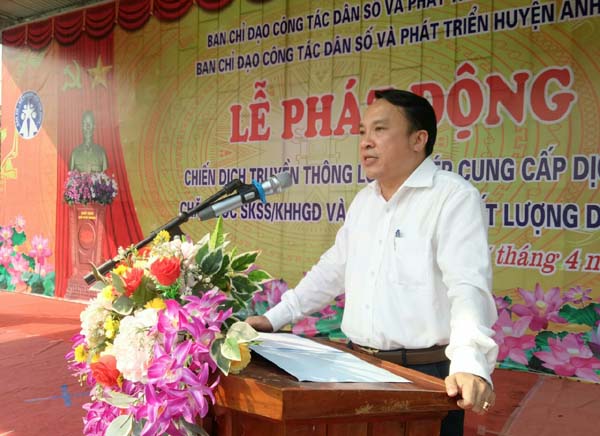 Nghệ An, phát động Chiến dịch truyền thông lồng ghép cung cấp dịch vụ Chăm sóc SKSS/KHHGĐ, nâng cao chất lượng dân số năm 2022.