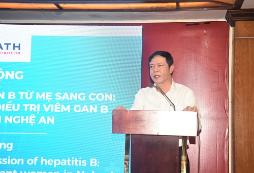 Hội thảo khởi động dự án loại trừ lây nhiếm viêm gan B từ mẹ sang con.
