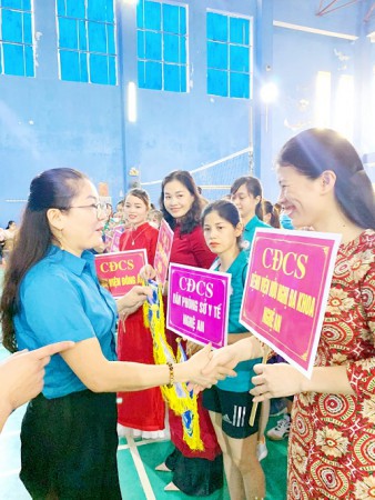 Khai mạc giải thể thao Công đoàn ngành Y tế Nghệ An