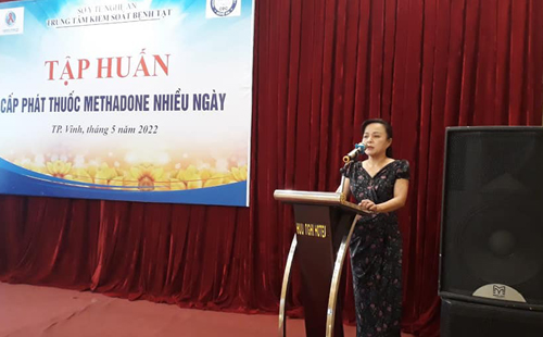 Nghệ An tổ chức tập huấn cấp phát thuốc Methadone nhiều ngày