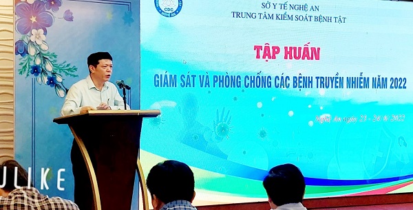 CDC Nghệ An Tập huấn giám sát phòng, chống dịch bệnh truyền nhiễm năm 2022