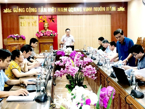 Lãnh đạo Sở Y tế họp triển khai xây dựng nội dung kế hoạch Diễn tập phòng thủ dân sự