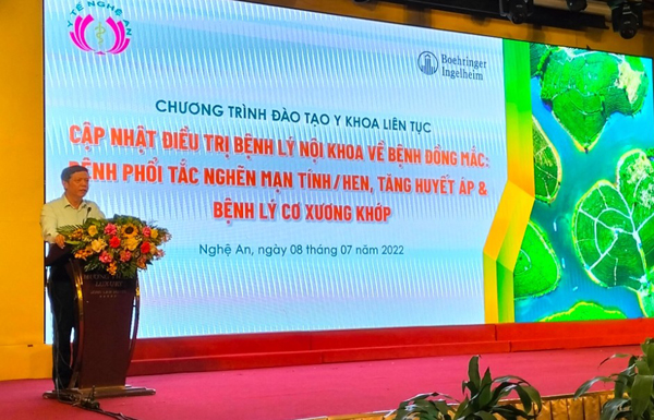Sở Y tế Nghệ An tổ chức Hội thảo cập nhật điều trị các bệnh lý nội khoa về bệnh đồng mắc