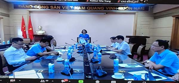 Bộ Y tế tổ chức hội nghị trực tuyến tăng cường công tác phòng, chống dịch bệnh, công tác tiêm chủng vắc xin COVID-19.