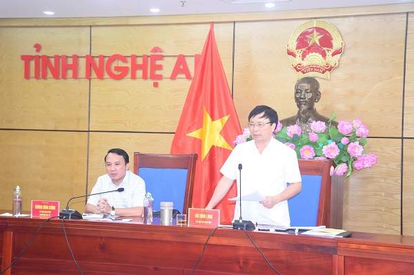 Hội nghị trực tuyến tăng cường công tác phòng, chống dịch bệnh tỉnh Nghệ An.