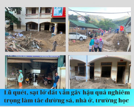 Trung tâm Kiểm soát Bệnh tật tỉnh hướng về đồng bào bị ảnh hưởng bởi lũ tại huyện Kỳ Sơn