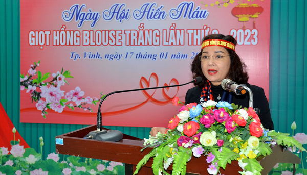 Ngành Y tế Nghệ An tổ chức Ngày hội 'Giọt hồng blouse trắng' lần thứ 8 năm 2023