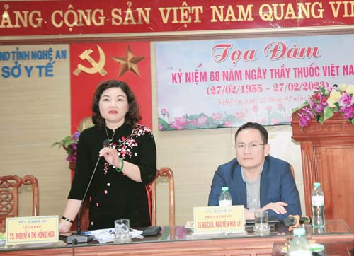 Sở Y tế Nghệ An tổ chức Tọa đàm kỷ niệm 68 năm Ngày thầy thuốc Việt Nam và Gặp mặt lãnh đạo, cán bộ công tác tại Văn phòng Sở Y tế qua các thời kỳ.