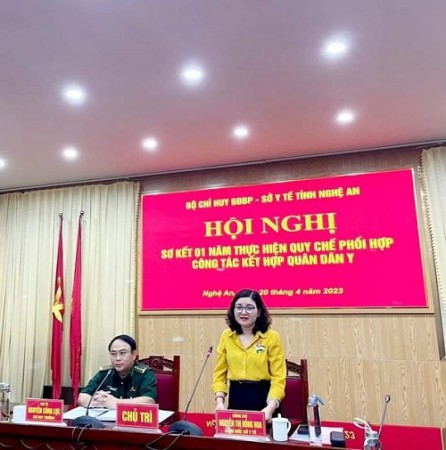 Hội nghị đánh giá quy chế phối hợp quân dân y giữa Sở Y tế và BĐBP tỉnh Nghệ An