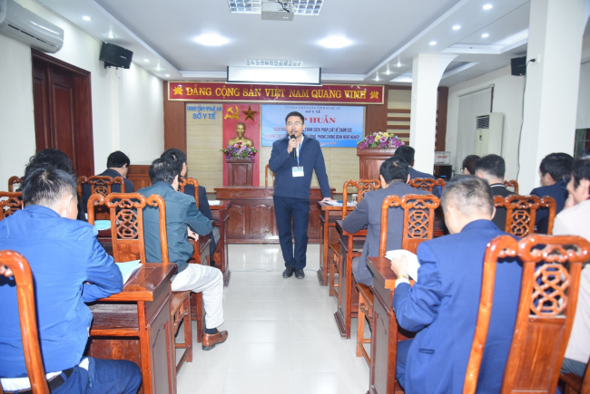 Nghệ An: Tập huấn công tác chăm sóc sức khỏe người lao động, vệ sinh lao động và phòng, chống bệnh nghề nghiệp
