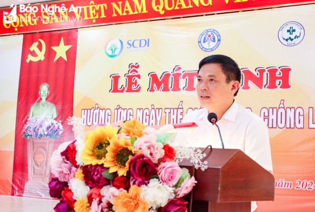 Nghệ An tổ chức mít tinh hưởng ứng Ngày Thế giới phòng, chống bệnh lao