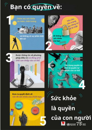 Ngày sức khỏe thế giới 07/04/2024: Sức khỏe của tôi quyền của tôi