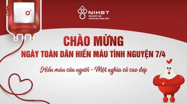 Hưởng ứng ngày toàn dân hiến máu tình nguyện (07/04/2024)