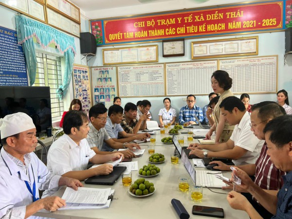 Cục Y tế dự phòng về việc kiểm tra, giám sát công tác phòng, chống Bệnh không lây nhiễm và rối loạn sức khỏe tâm thần tại tỉnh Nghệ An
