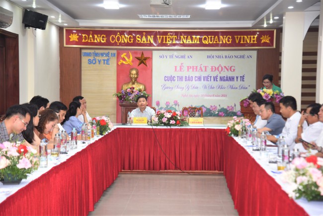 Nghệ An: Phát động cuộc thi Báo chí viết về ngành Y với chủ đề “ Gương sáng Y đức – Vì sức khỏe nhân dân”