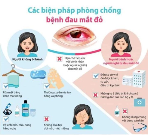Phòng chống dịch bệnh đau mắt đỏ ở trường Mầm non