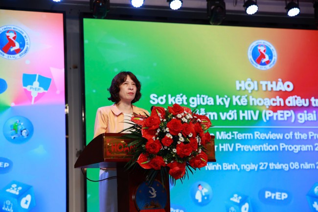 Hội thảo sơ kết giữa kỳ Kế hoạch điều trị dự phòng trước phơi nhiễm với HIV (PrEP) giai đoạn 2021-2025